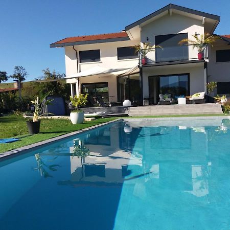 Chambres, Cuisine, Piscine, Spa, Billards, Airhockey, Nature Fillinges Eksteriør bilde