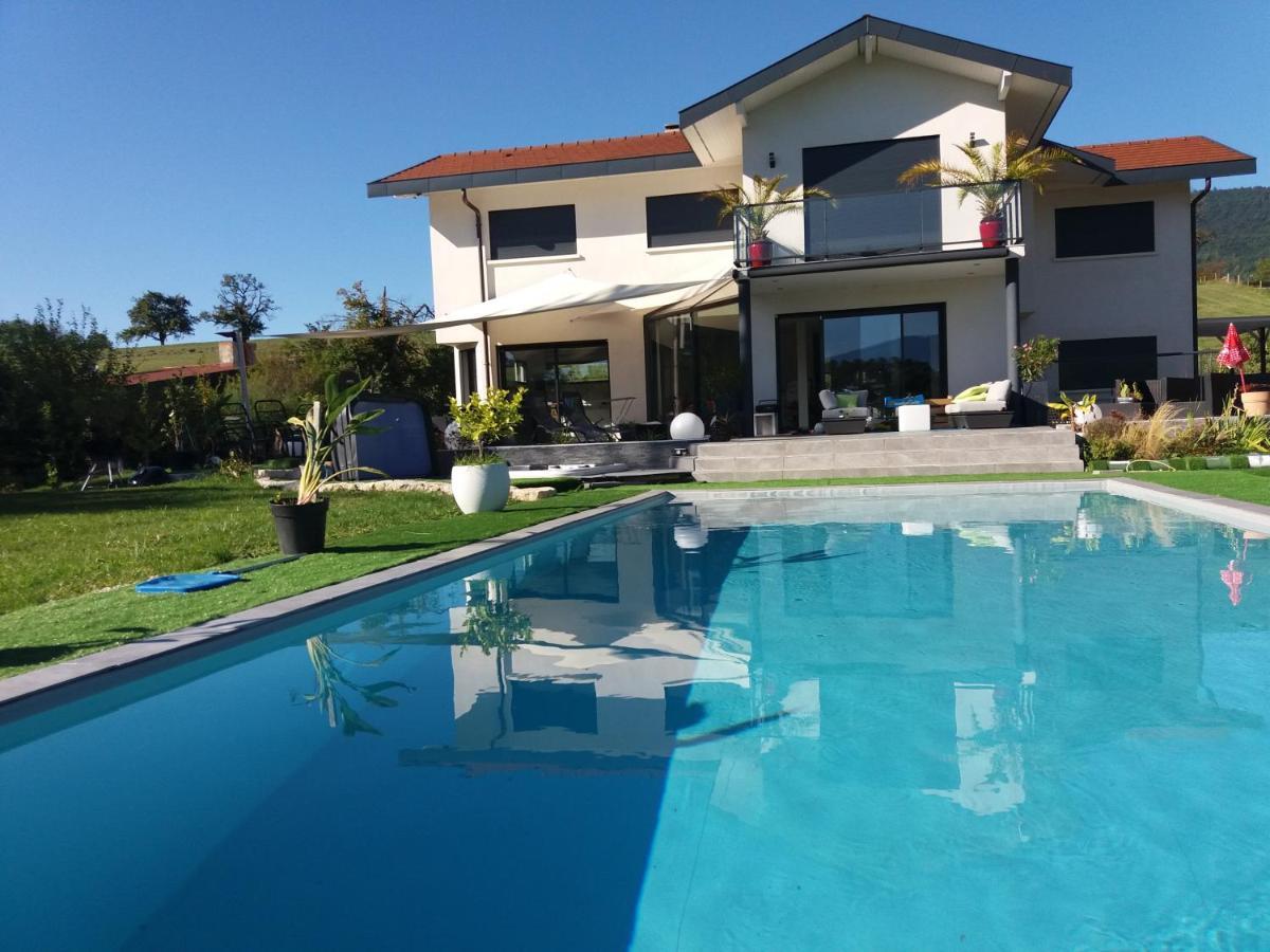 Chambres, Cuisine, Piscine, Spa, Billards, Airhockey, Nature Fillinges Eksteriør bilde
